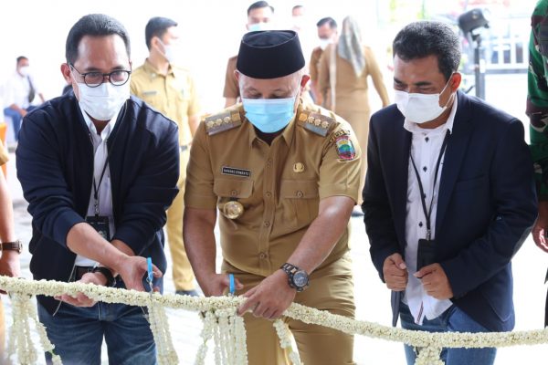 Hari Pertama Kerja, Nanang Resmikan Gedung Baru BRI Cabang Kalianda