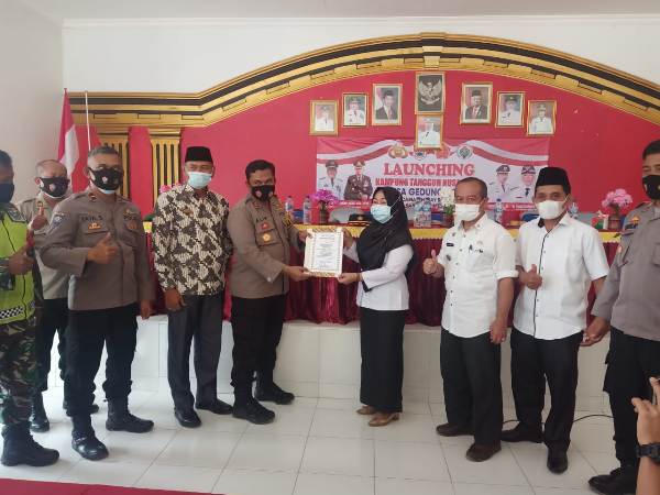 Kapolres Mesuji Launching KTN di Desa Gedung Boga