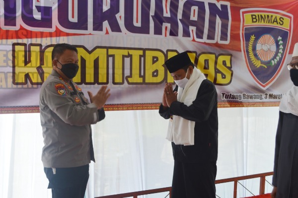 Dir Binmas Polda Lampung Kukuhkan Da’i Kamtibmas Kabupaten Tulang Bawang, Berikut Susunan Pengurusnya