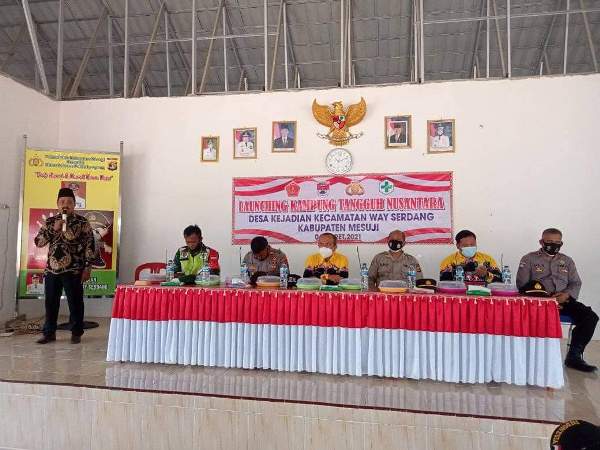 Polres Mesuji Kembali Launching KTN di Desa Kejadian Kecamatan Way Serdang