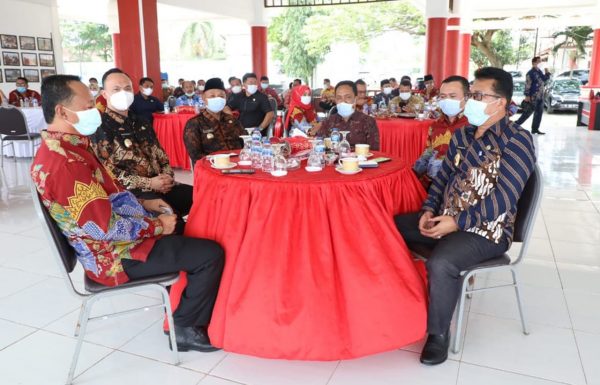 Silaturahmi, Nanang-Pandu Ajak DPRD Bersinergi Bangun Lamsel