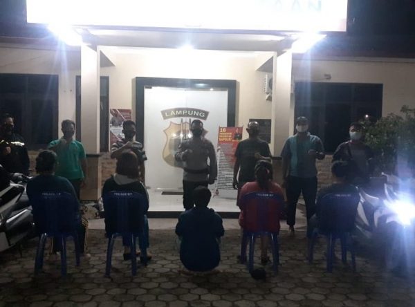 Polsek Gedung Tataan Gerebek Rumah Bordil Dipemukiman Warga di Sukaraja