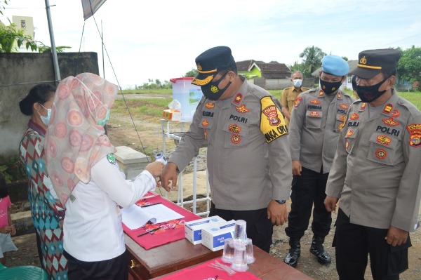 Kampung Menggala Resmi Menjadi KTN, Kompol Nelson: Mari Kita Disiplin Laksanakan 5M