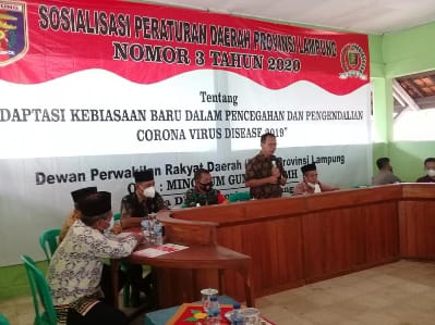 Mingrum Gumay Sosialisasikan Pera Nomor 3 Tahun 2020