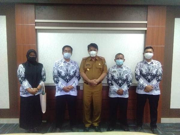 Audiensi dengan Sekda, PGRI Pringsewu Sampaikan Empat Hal Ini