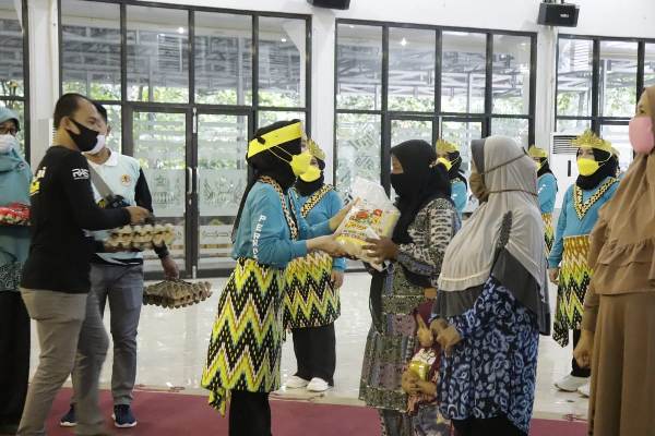 Perwosi dan Dharma Wanita Way Kanan Ikuti Senam Lampung Berjaya