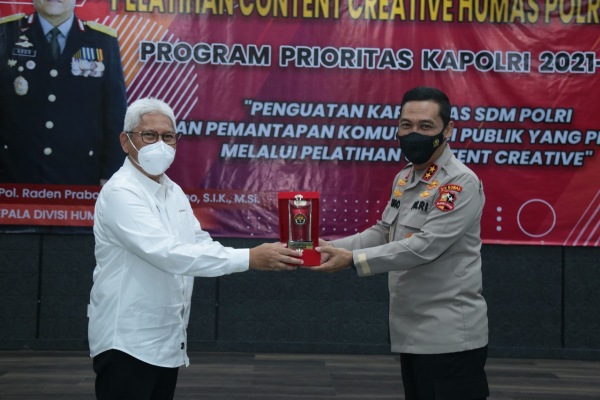 Jalankan 100 Hari Program Prioritas Kapolri, Humas Polri Gelar Pelatihan Konten Kreatif