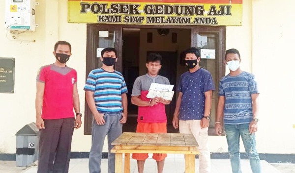 Polsek Gedung Aji Tangkap Pelaku Penipuan dan Penggelapan, Begini Modusnya