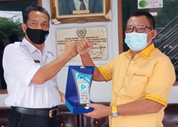 Kunjungi PWI Lampung, RRI Bandar Lampung Sinergikan Progja Jurnalistik