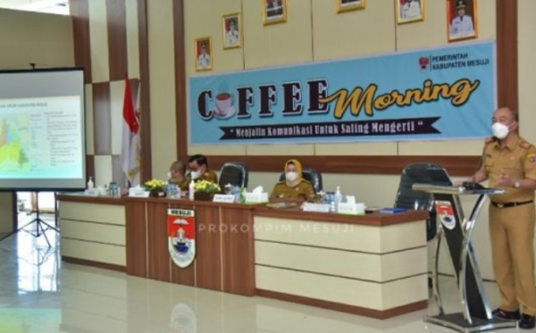 Bupati Mesuji Gelar Diskusi Bersama Kepala Beppeda Provinsi Lampung