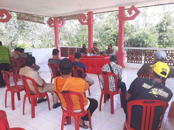 Kapolsek Gedung Aji Ajak Masyarakat Taati Surat Edaran Bupati Tulang Bawang