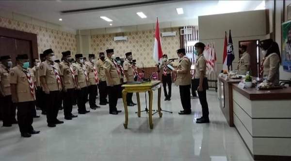 Pengurus Gerakan Pramuka Kabupaten Mesuji Resmi Dilantik