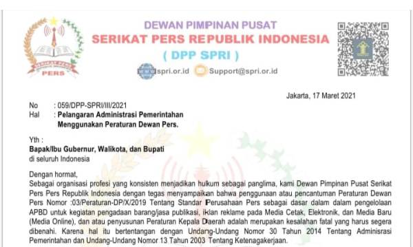 Gunakan Peraturan DP, Pemda Menyalahi Undang-Undang Administrasi Pemerintahan