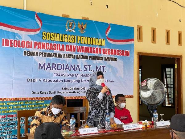 Mardiana Kembali Kunker Di Desa Karya Sari Lampura