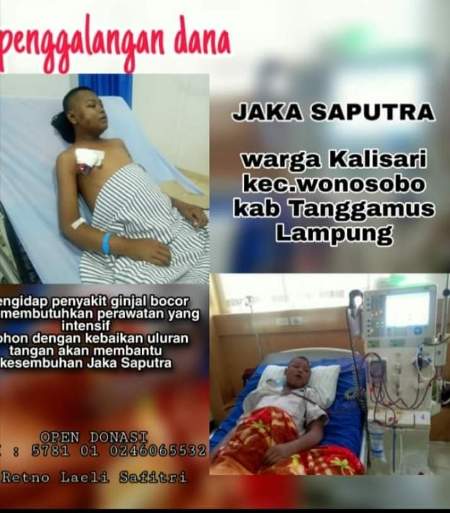 Penderita Gagal Ginjal di Wonosobo Butuh Uluran Tangan Kita