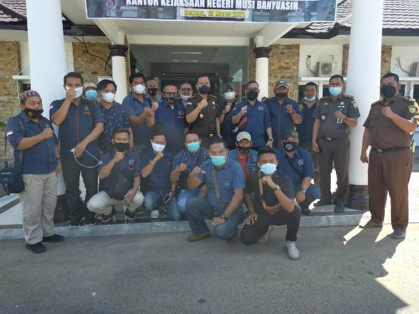 Pererat Tali Silaturahmi dan Sinergita, PWI Muba Kunjungi Kejari Muba