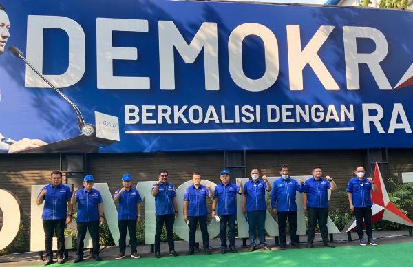 Anggota Fraksi PD DPRD Lampung Kunjungi DPP Partai Demokrat