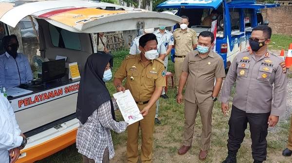 Si Gajah Lamsel Layanan Kepolisian Sambangi Masyarakat di Pedesaan