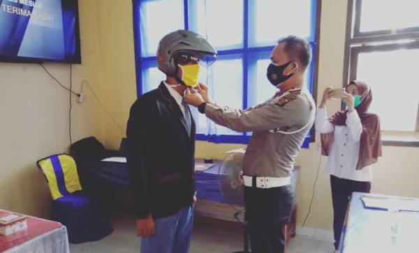 Sat Lantas Polres Mesuji Gelar Police Goes To School