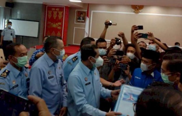 Tolak KLB Moeldoko Demokrat Lampung Datangi Kanwil Kemenhumham