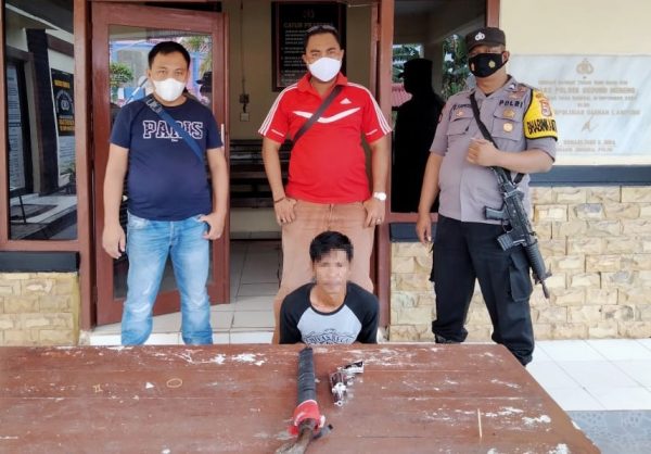 Istri Minta Cerai Karena Tak Tahan Kerap di KDRT Suami Malah Tembak Istri Dengan Pistol Rakitan