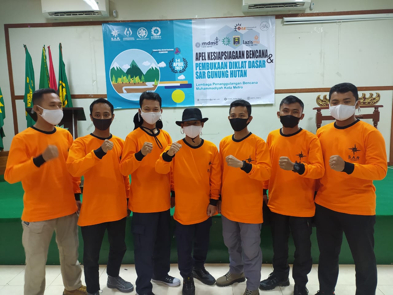 Pemuda Muhammadiyah Tanggamus Ikuti Simulasi Penyelamatan di Hutan dan Gunung