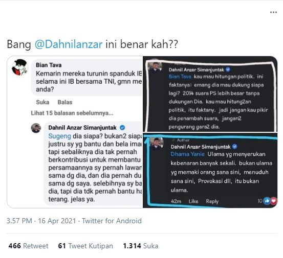 Trending Jubir Prabowo Dahnil Anzar Simanjutak Dianggap Rendahkan Habib Rizieq?