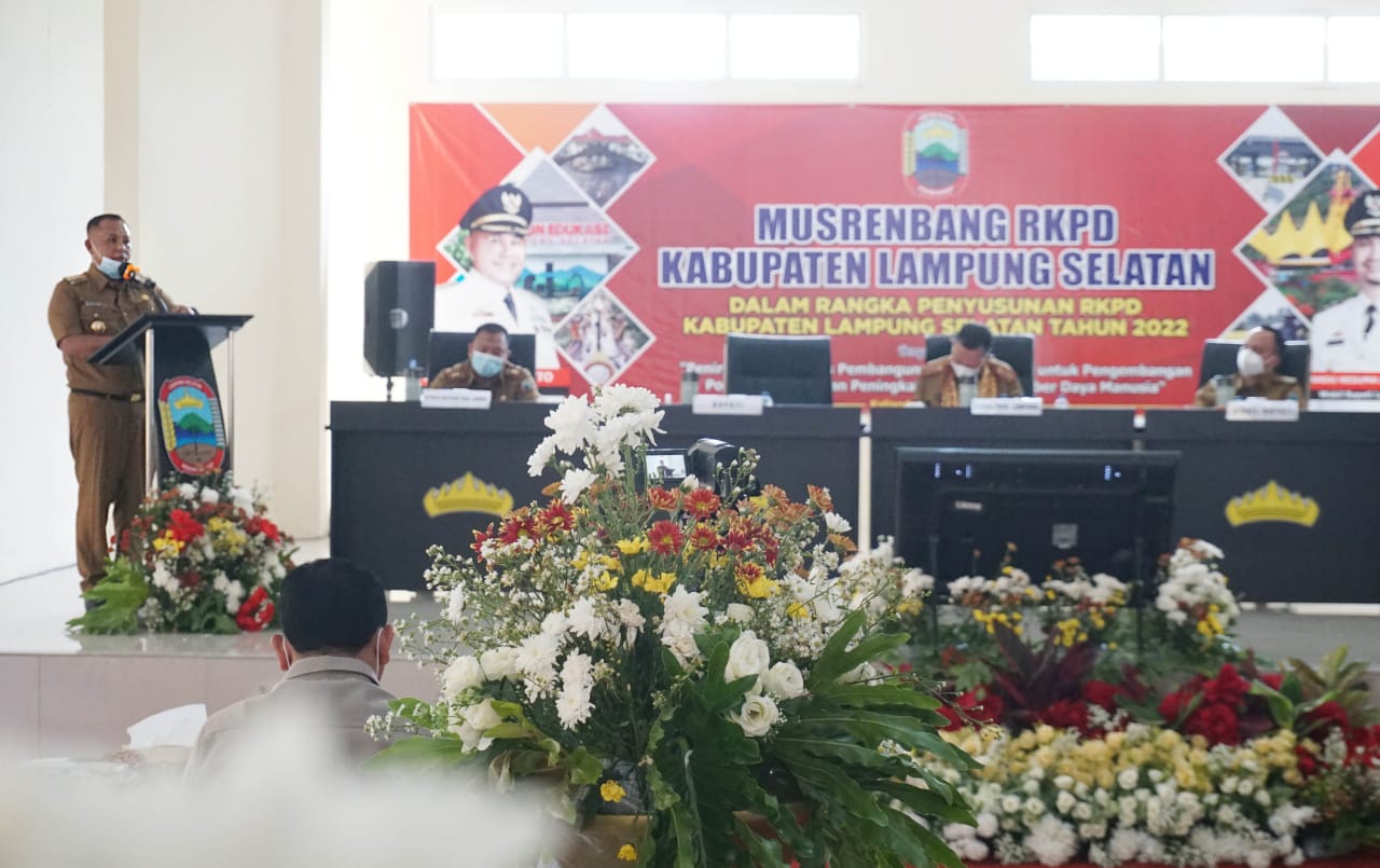 Pemkab Lamsel Gelar Musrenbang RKPD 2022, Sekdaprov : Jangan Sekedar Rutinitas