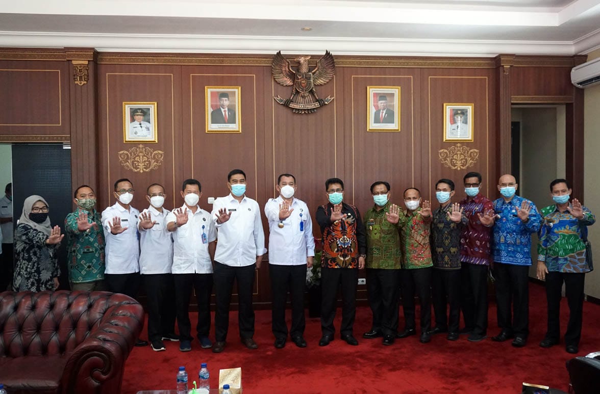 Sekdakab Lamsel Terima Kunker Kepala BNN Provinsi Lampung