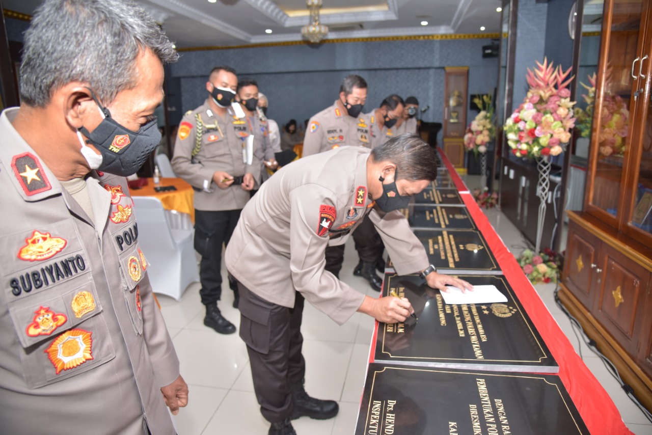 Kapolda Lampung Resmikan Pembentukan 12 Polsek Baru