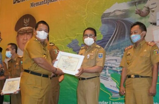 Kota Metro raih penghargaan kategori Kota Terbaik PPD Saburai 2021