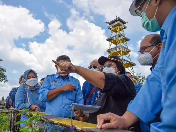 Menteri LHK Kunjungi Areal Calon Ibukota Negara