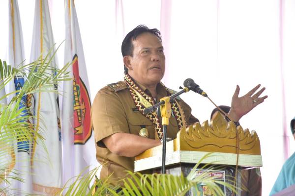 Wakil Bupati Lampung Timur Buka Kegiatan Lomba Desa Dan Bulan Bhakti Gotong Royong Masyarakat