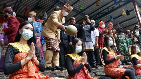 Sambut Bulan Suci Ramadhan dan Lestarikan Budaya, Pemprov Lampung Gelar Kegiatan Blangikhan