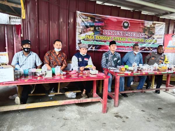 Puluhan Relawan Literasi Se-Lampung Nyatakan Dukungan Gedung Perpustakaan Provinsi Segera Diselesaikan