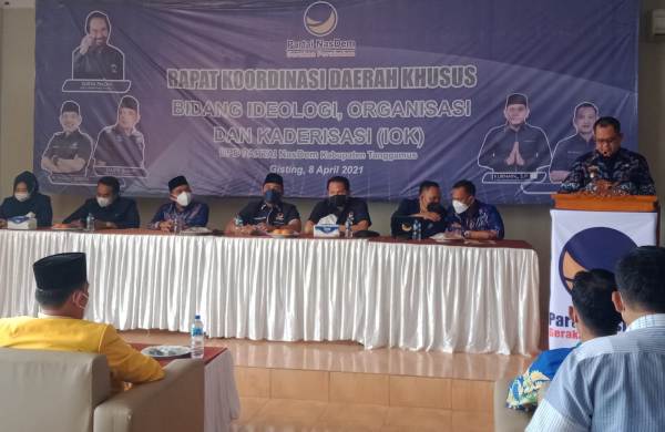 DPD NasDem Tanggamus Gelar Rapat Koordinasi Khusus