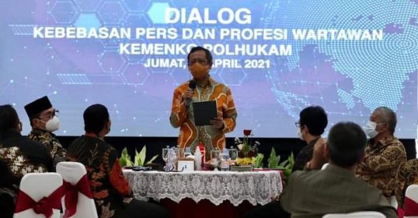 Mahfud MD: Kebebasan Pers Tak Boleh Di Langgar, Pemerintah Sangat Perlukan Pers