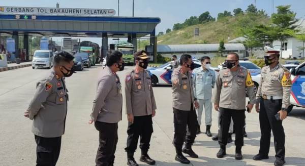 Kepala Korlantas Polri Lakukan Survey Jalan Dan Lokasi Penyekatan Banten-Lampung- Sumsel