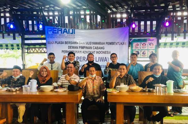 Resmi Terbentuk, Zeflin Erizal Jabat Ketua DPC Peradi Liwa
