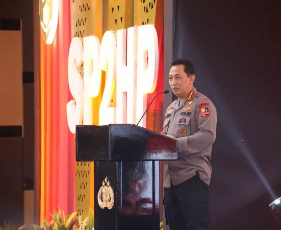 Kapolri Lauching SP2HP Dan e-PPNS berbasis online