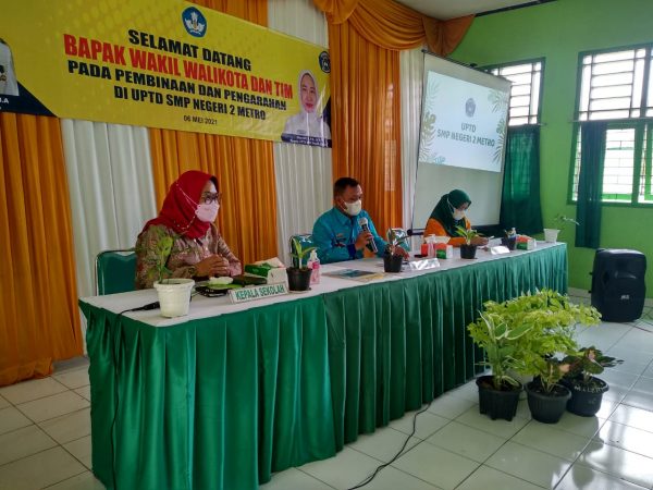 Wakil Wali Kota Metro Harap KBM Tatap Muka Terlaksana Juli 2021