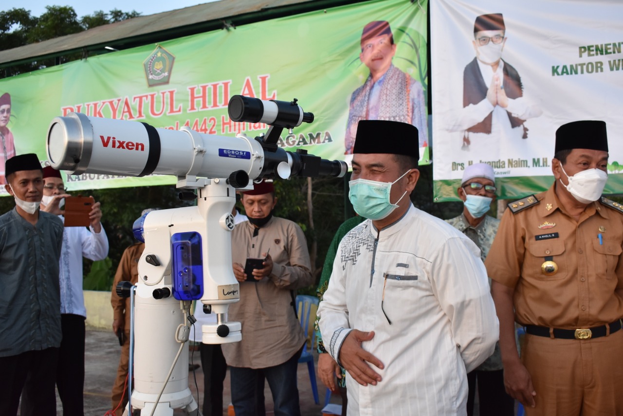 Kanwil Kemenag Provinsi Lampung Pantau Rokyatul Hilal Di Lamsel