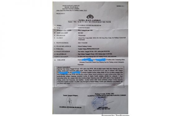 Petugas Lokal Desa Khepong Jaya Dianiaya Tokoh Masyarakat Korban Lapor Polisi