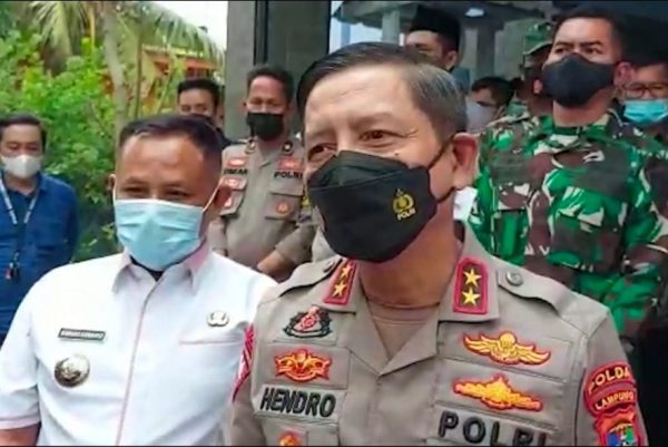 Kapolda Deadline Polres Lampung Selatan Ungkap Pelaku Begal dan Perusuh, Nanang Siap Perbaiki Polsek Candipuro