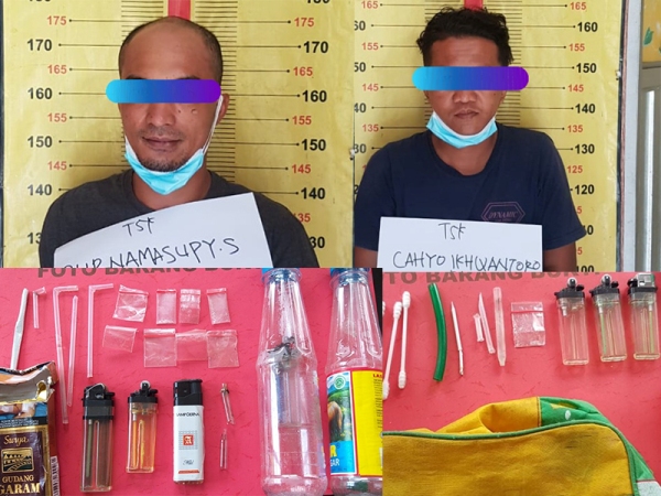 Dua Pengedar Sabu Di Bekuk Sat Resnarkoba Polres Tanggamus