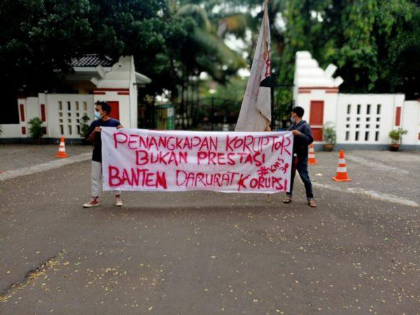 KMS’30 Soroti Kegagalan Komitmen Pemberantasan Korupsi Gubernur Dan Wakil Gubernur Banten