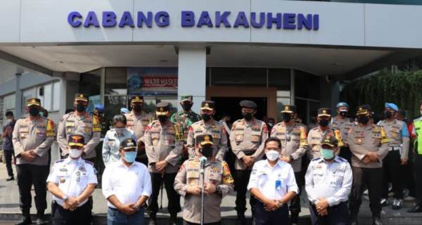 Kunjungi Bakauheni Wakapolri Minta Petugas Polda Lampung Juga Waspada Covid-19