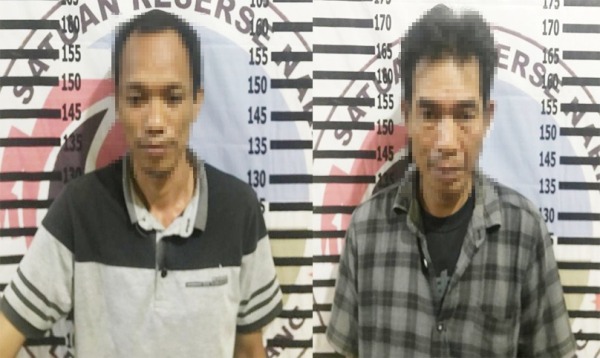 Dua Warga Yukum Jaya Lamteng Ditangkap Polres Tulang Bawang