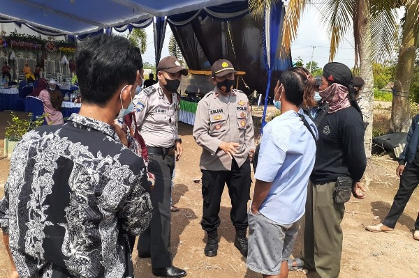 Timbulkan Kerumunan, Polsek Rawa Pitu Bubarkan Pertunjukan Kuda Lumping