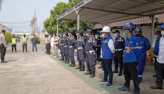 Simulasi Tanggap Darurat Ancaman di PT PLN GITET Cilegon Baru Cegah Ancaman Teror